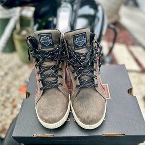 Harley-Davidson Women's Brown High-Top Casual Boots